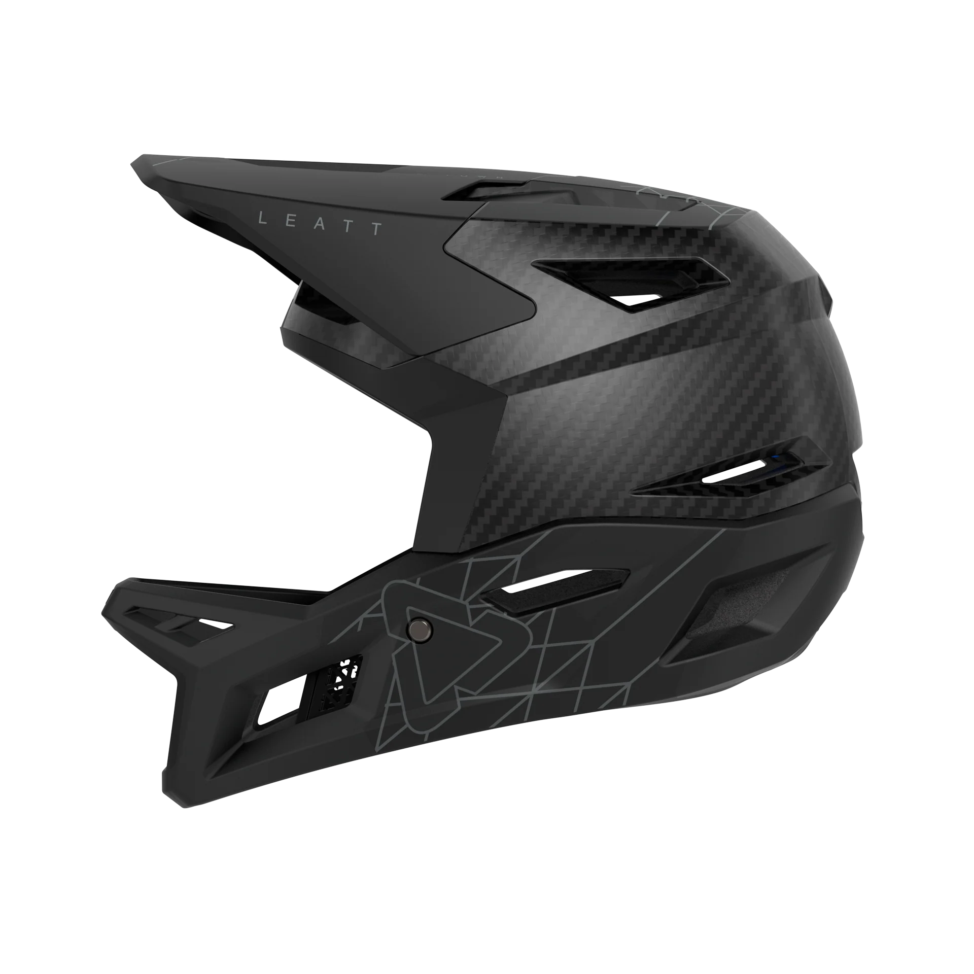 LEATT HELMET MTB GRAVITY 6.0 CARBON - STEALTH