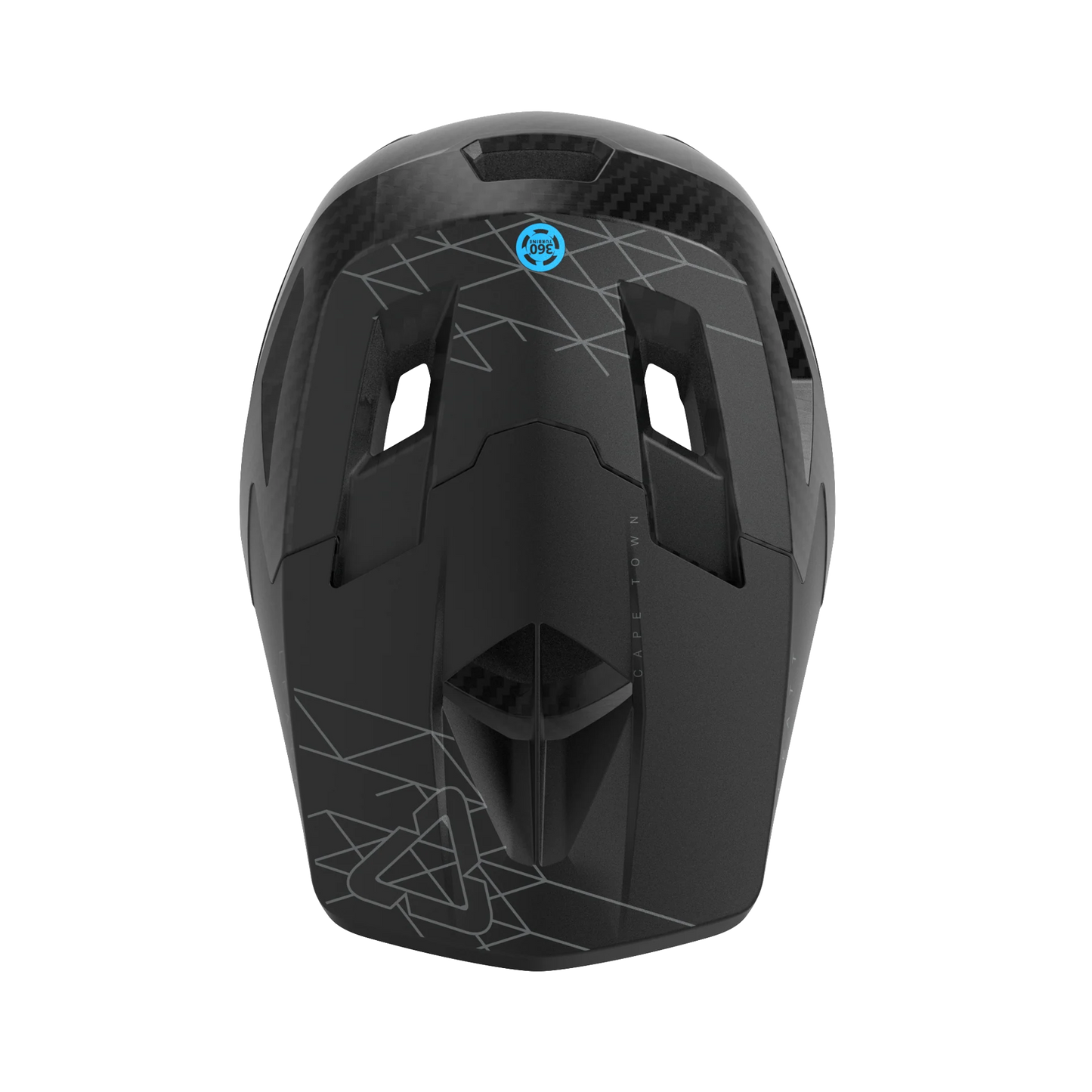 LEATT HELMET MTB GRAVITY 6.0 CARBON - STEALTH