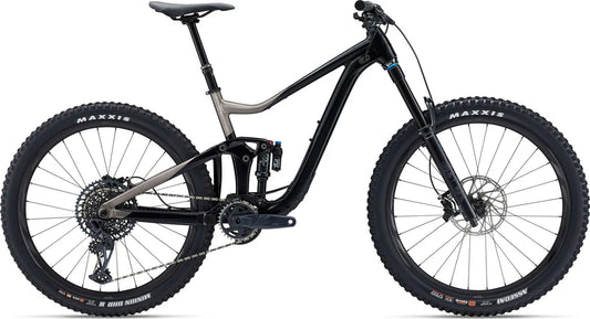 GIANT TRANCE X 1 FULL SUSPENSION MTB BIKE BLACK/SMOKE METAL/CHROME