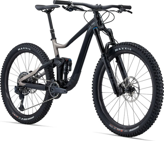 GIANT TRANCE X 1 FULL SUSPENSION MTB BIKE BLACK/SMOKE METAL/CHROME
