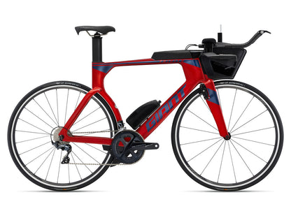GIANT TRINITY ADVANCED PRO 2 TRIATHLON BIKE 2023 - GLOSS GRENADINE/MATTE METALLIC NAVY