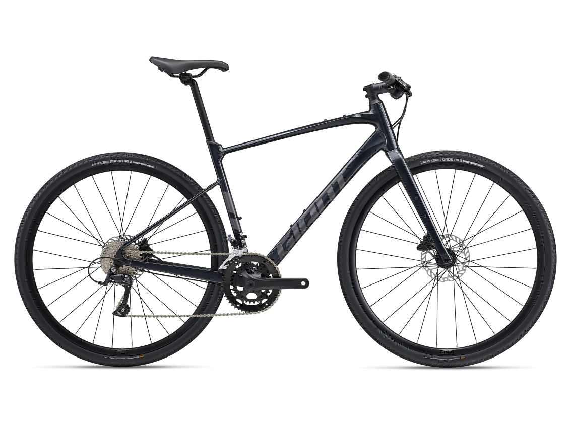 GIANT FASTROAD AR 2 ROAD BIKE 2023 METALLIC BLACK