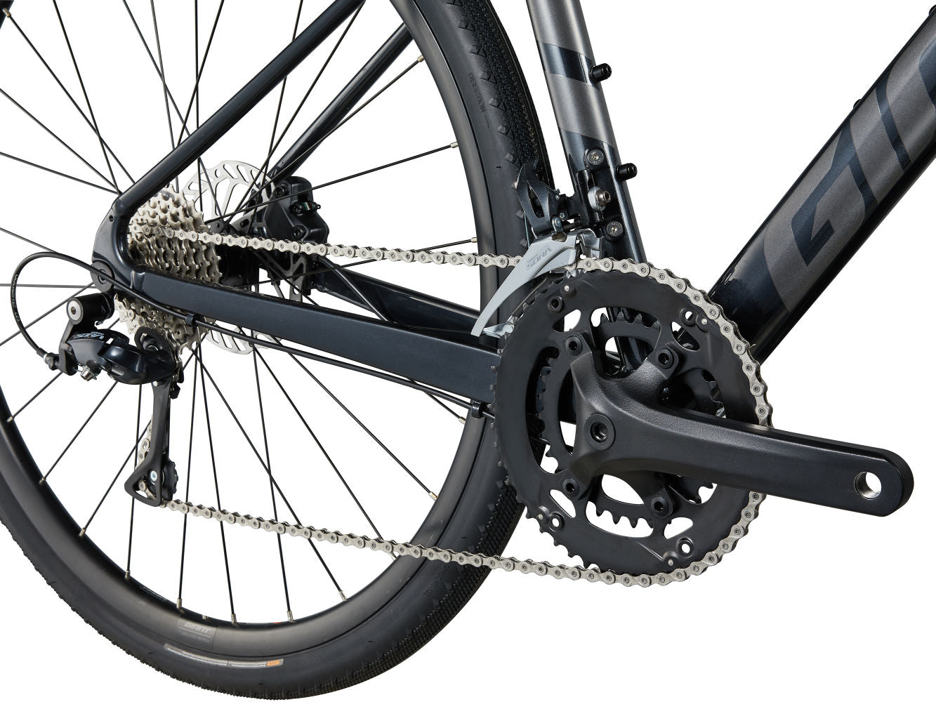 GIANT FASTROAD AR 2 ROAD BIKE 2023 METALLIC BLACK