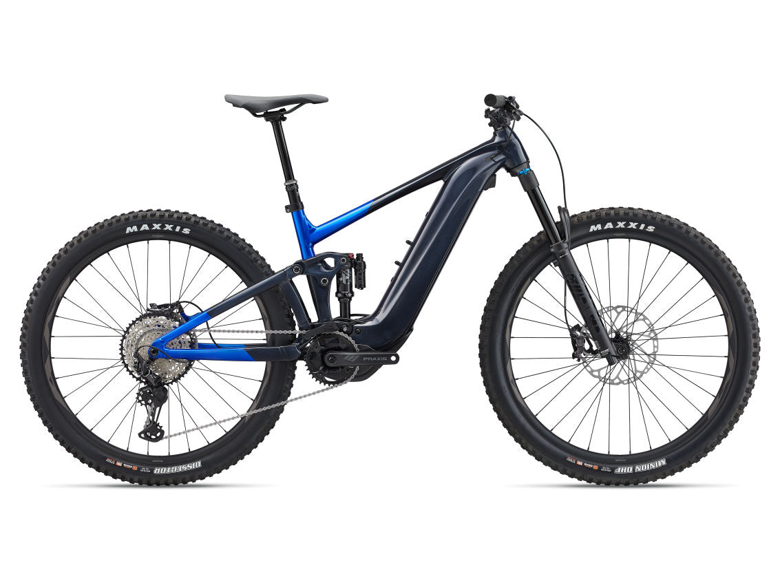 GIANT TRANCE X E+ 1 FULL SUSPENSION E-MTB BIKE 2023 - GLOSS COLD NIGHT/COBALT BLUE