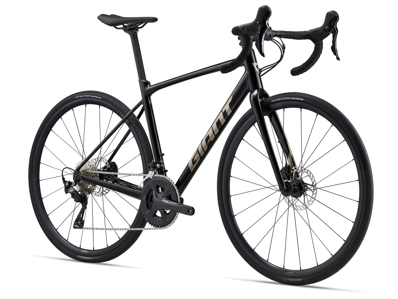 GIANT CONTEND AR 1 ROAD BIKE 2024 - GLOSS PANTHER/SANDSHELL