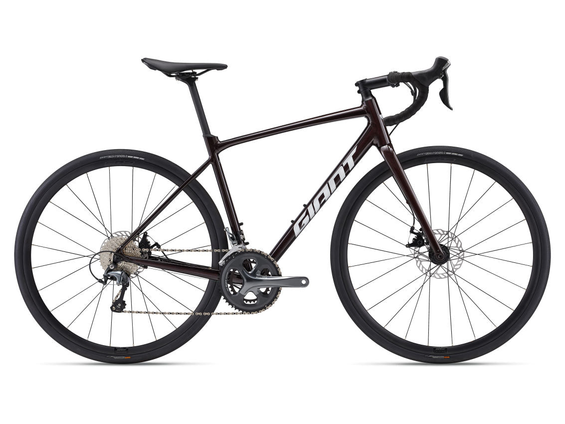 GIANT CONTEND AR 2 ROAD BIKE 2024 GLOSS CORDOVAN/SILVER