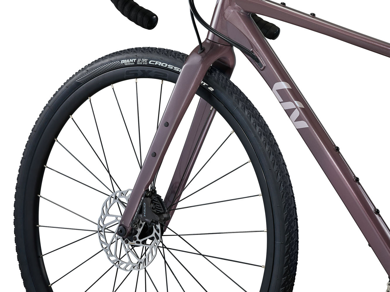 GIANT LIV DEVOTE 1 GRAVEL BIKE 2024 - CHARCOAL PLUM