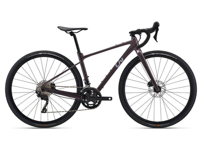 GIANT LIV DEVOTE 1 GRAVEL BIKE 2024 CHARCOAL PLUM