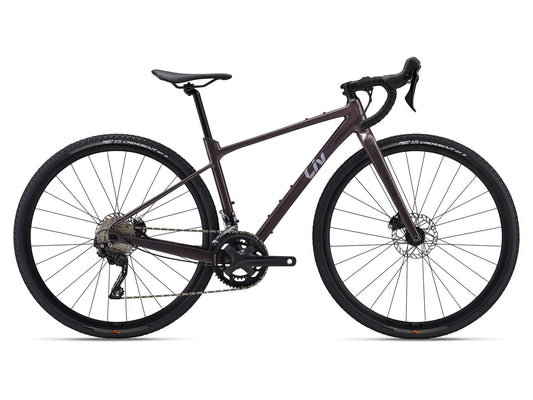 GIANT LIV DEVOTE 1 GRAVEL BIKE 2024 CHARCOAL PLUM
