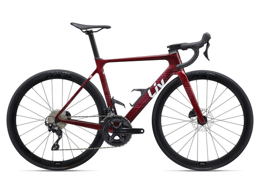 GIANT LIV ENVILIV ADVANCED 2 ROAD BIKE 2024 GLOSS SANGRIA