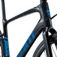 GIANT FASTROAD ADVANCED 1 ROAD BIKE 2024 GLOSS CARBON SMOKE/SEA SPARKLE **LARGE**CHIPPED**