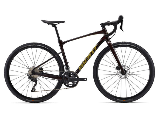 GIANT REVOLT 1 GRAVEL BIKE 2024 GLOSS CORDOVAN/DRIED HERB