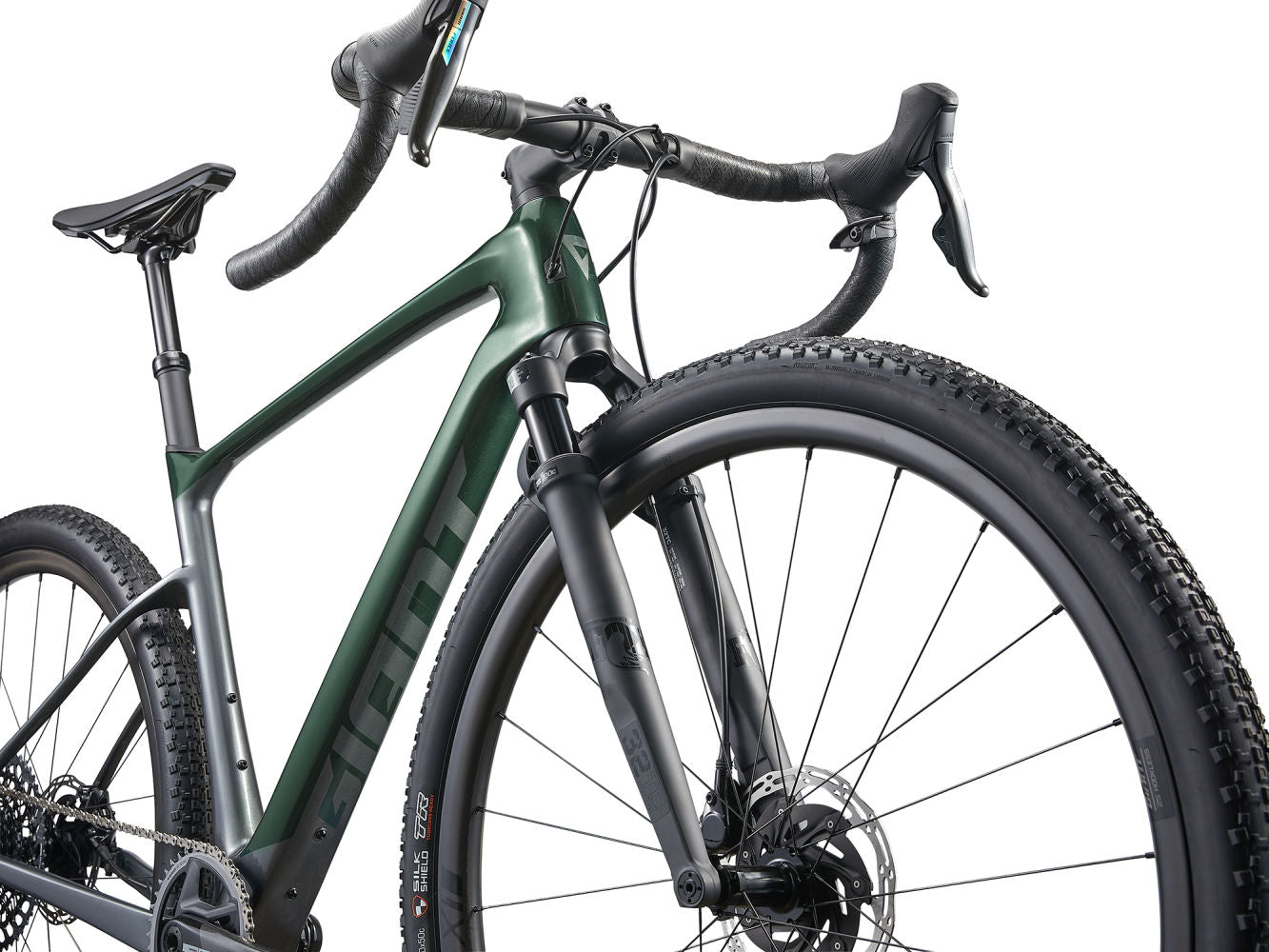 GIANT REVOLT X ADVANCED PRO 0 GRAVEL BIKE 2024 GLOSS KELP FOREST/CHARCOAL/CHROME