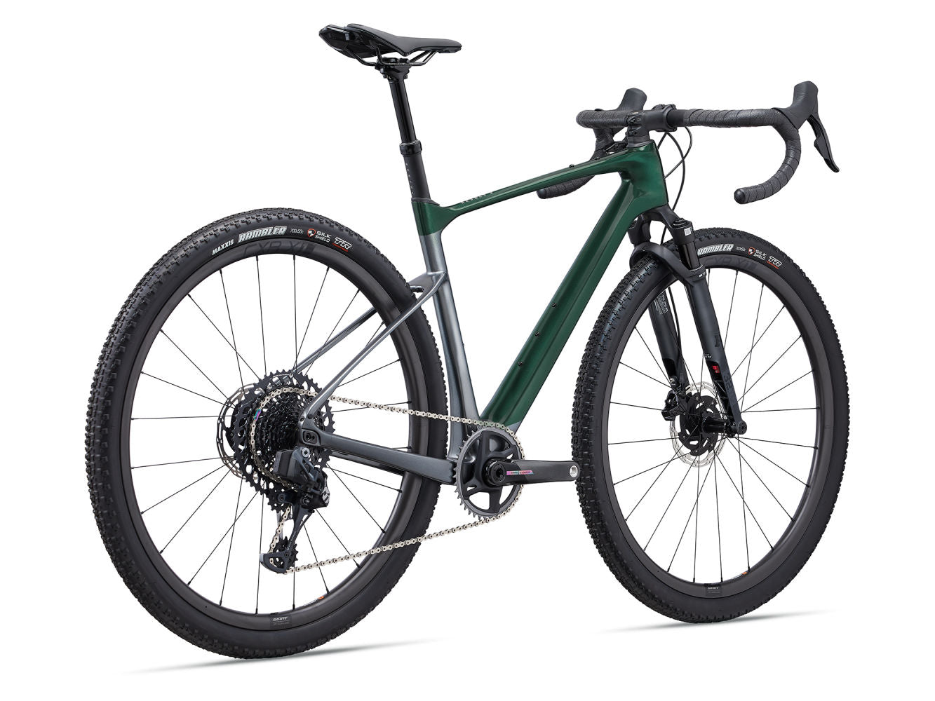 GIANT REVOLT X ADVANCED PRO 0 GRAVEL BIKE 2024 GLOSS KELP FOREST/CHARCOAL/CHROME
