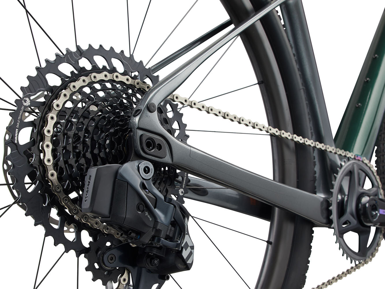 GIANT REVOLT X ADVANCED PRO 0 GRAVEL BIKE 2024 GLOSS KELP FOREST/CHARCOAL/CHROME