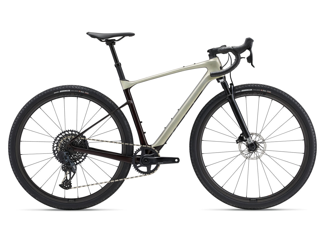 GIANT REVOLT X ADVANCED PRO 1 GRAVEL BIKE 2024 - GLOSS GOLDEN HAZE/CORDOVAN