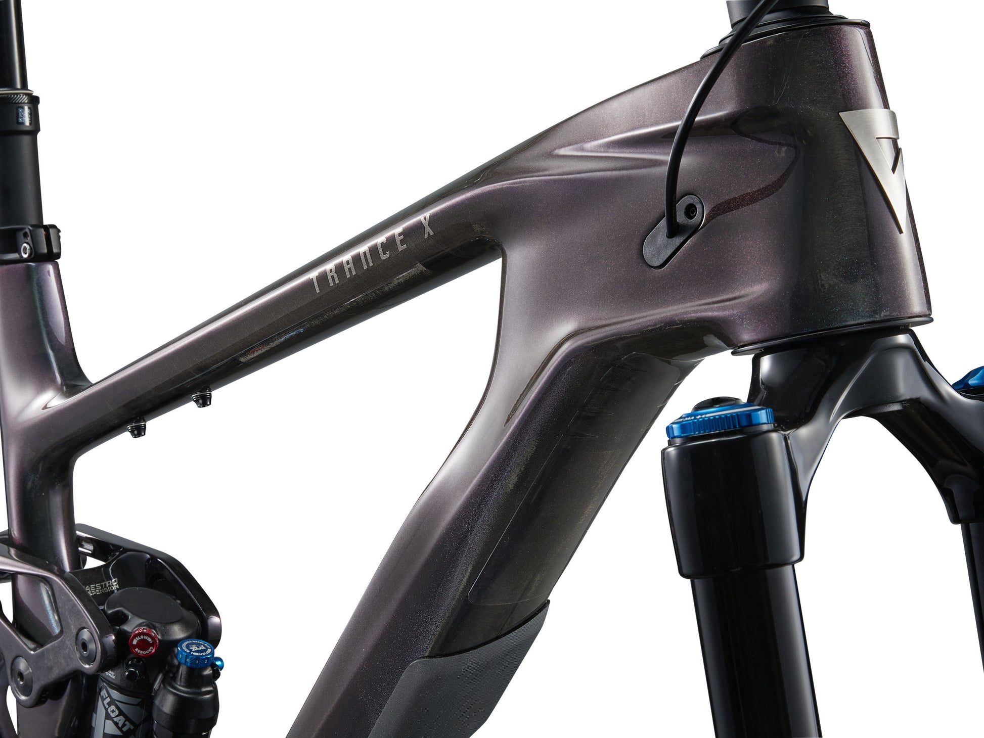 GIANT TRANCE X ADVANCED 1 FULL SUSPENSION MTB BIKE 2024 GLOSS ARCTIC LIGHT