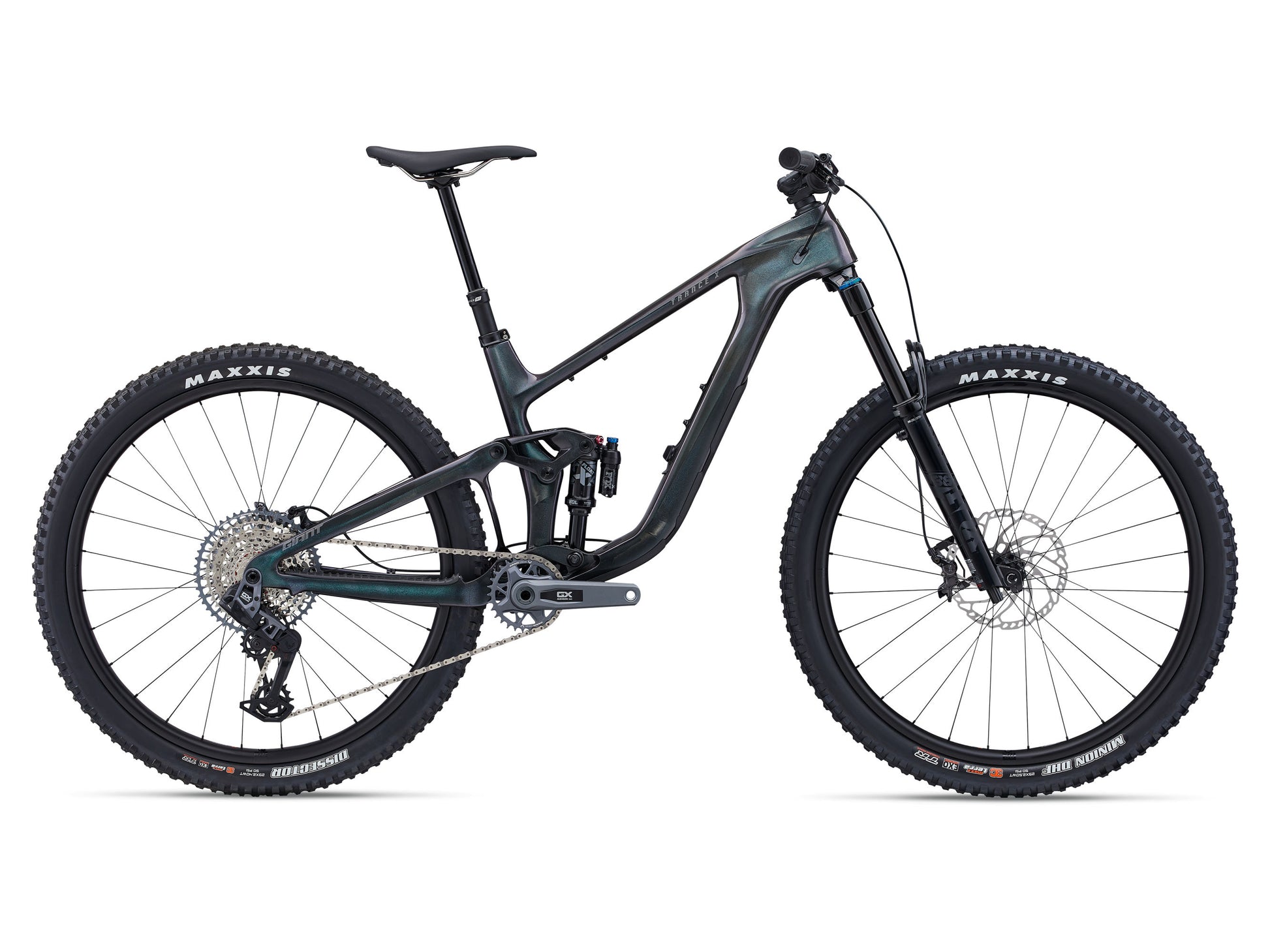 GIANT TRANCE X ADVANCED 1 FULL SUSPENSION MTB BIKE 2024 GLOSS ARCTIC LIGHT