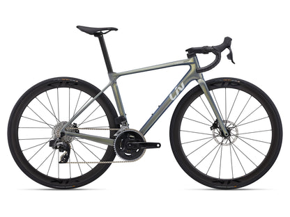GIANT LIV LANGMA ADVANCED PRO 1 AXS ROAD BIKE 2025 GLOSS AURORA NOISE