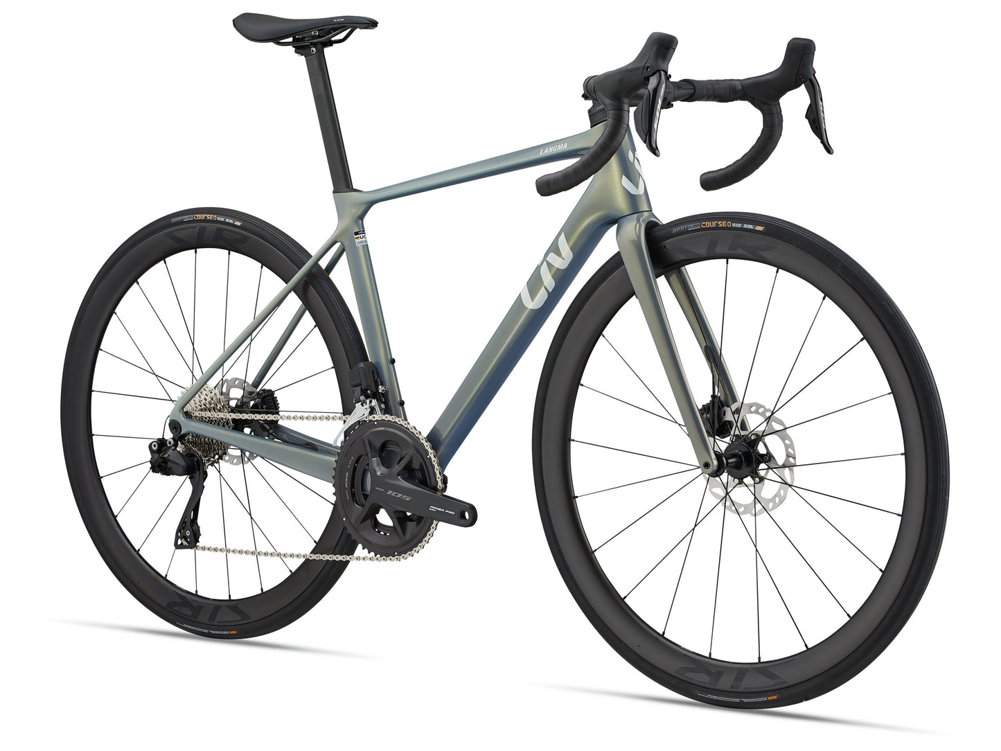 GIANT LIV LANGMA ADVANCED PRO 1 Di2 ROAD BIKE 2025 GLOSS AURORA NOISE **SCRATCHED**