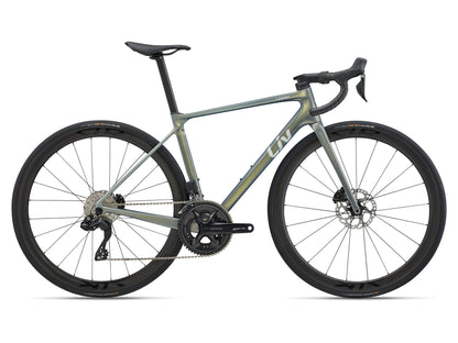GIANT LIV LANGMA ADVANCED PRO 1 Di2 ROAD BIKE 2025 GLOSS AURORA NOISE **SCRATCHED**
