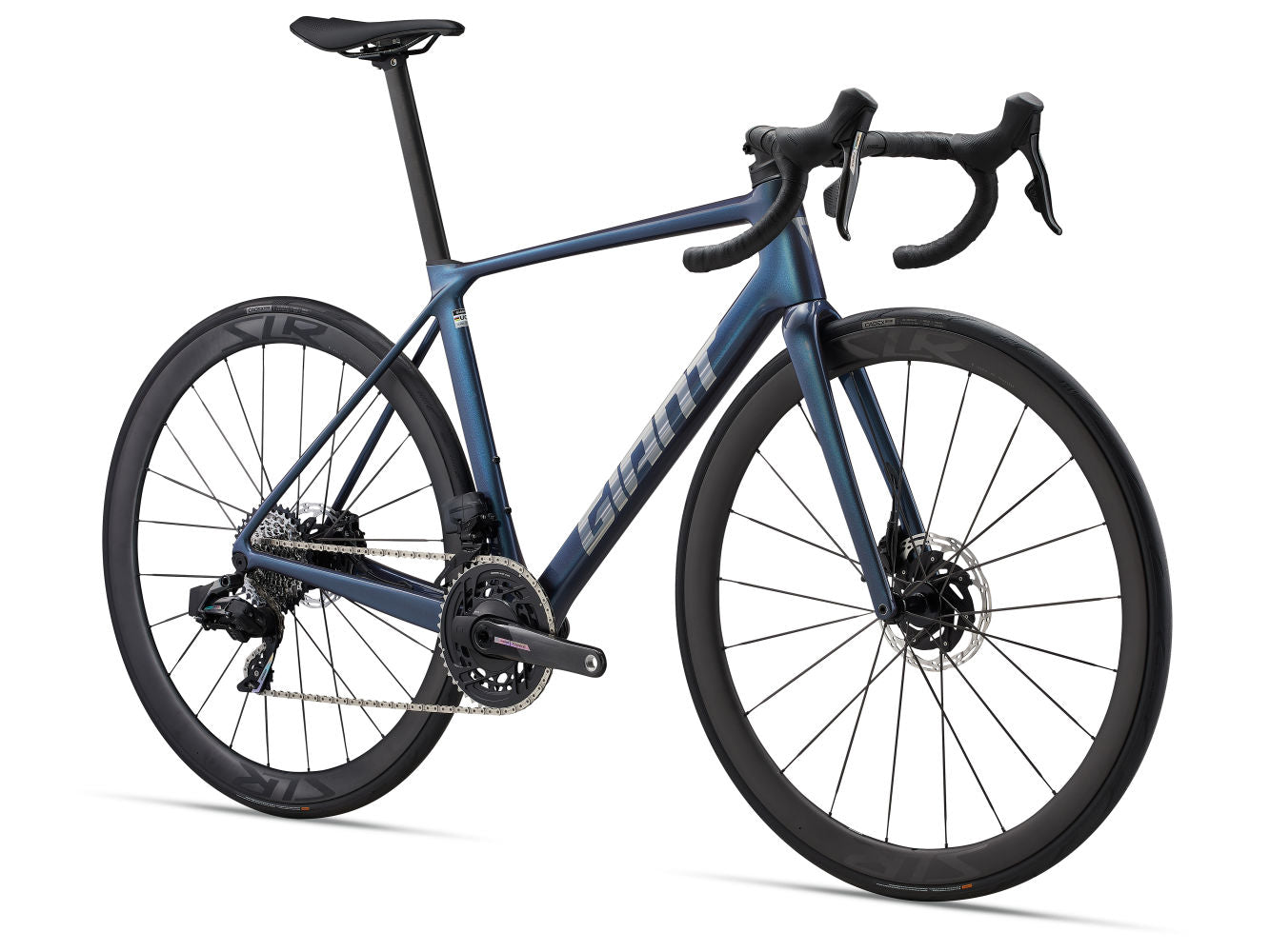 GIANT TCR ADVANCED PRO 0 AXS ROAD BIKE 2025 GLOSS OCEAN TWILIGHT/LIGHTNING SILVER