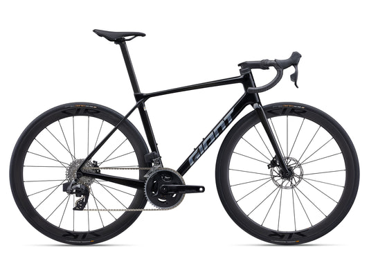 GIANT TCR ADVANCED PRO 1 AXS ROAD BIKE 2025 GLOSS CARBON/POLISHED FOIL