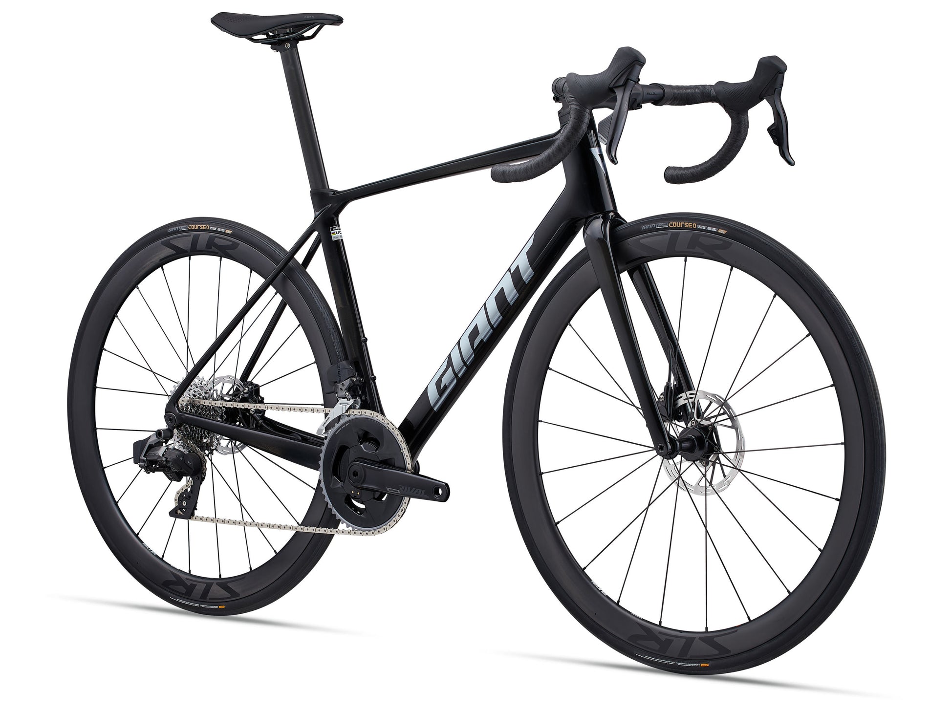 GIANT TCR ADVANCED PRO 1 AXS ROAD BIKE 2025 GLOSS CARBON/POLISHED FOIL