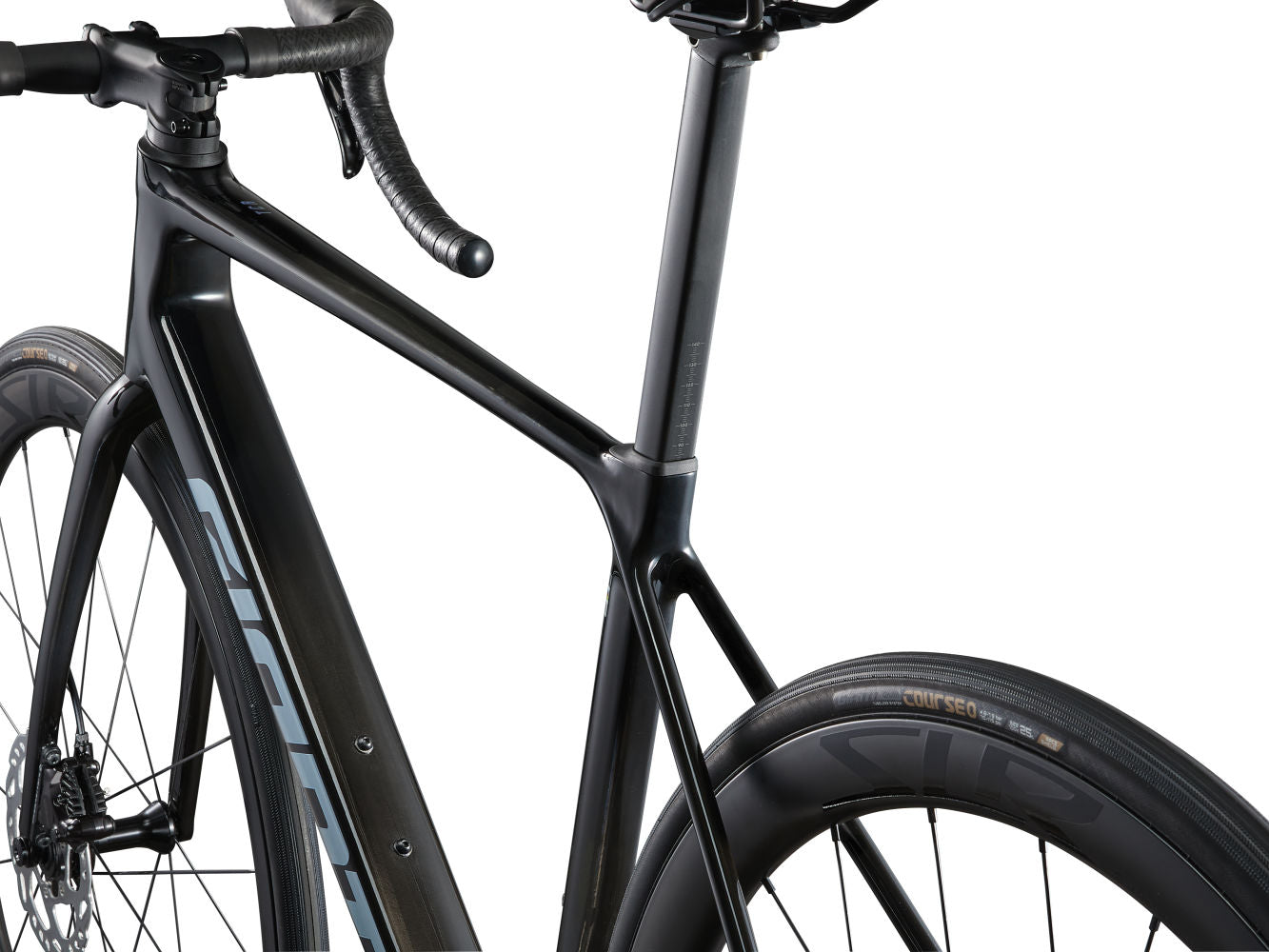 GIANT TCR ADVANCED PRO 1 Di2 ROAD BIKE 2025 GLOSS CARBON/POLISHED FOIL