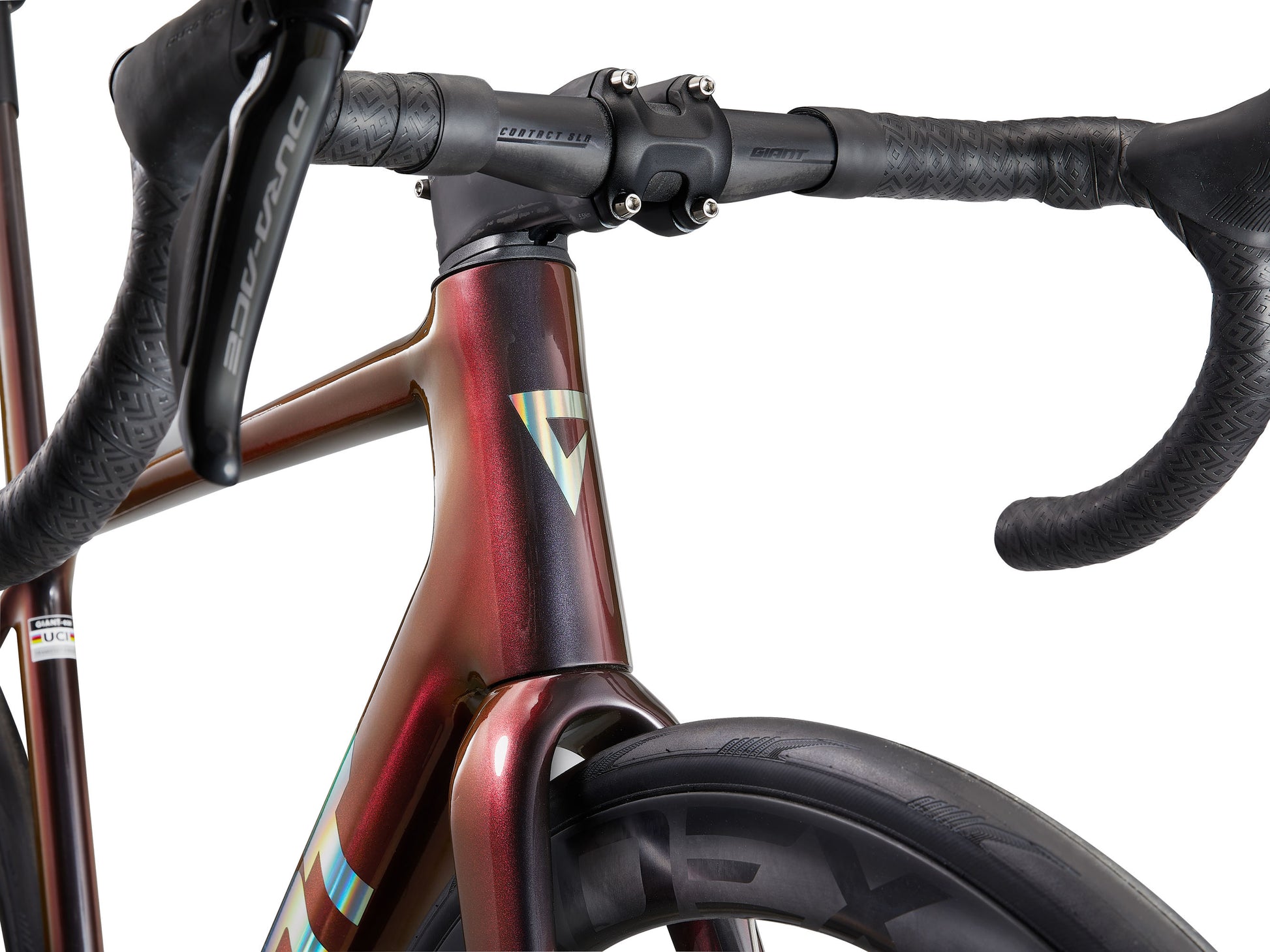 GIANT TCR ADVANCED SL 0 Di2 ROAD BIKE 2025 GLOSS BLACK LAVA/IRIS