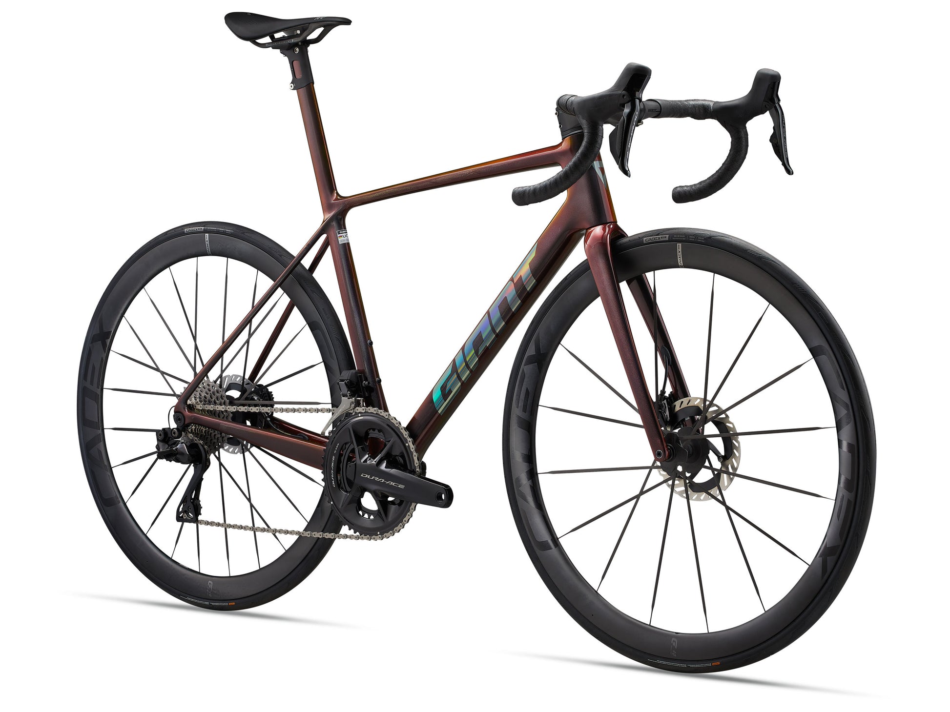 GIANT TCR ADVANCED SL 0 Di2 ROAD BIKE 2025 GLOSS BLACK LAVA/IRIS