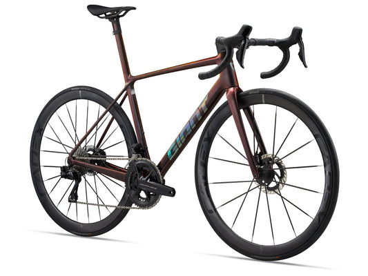 GIANT TCR ADVANCED SL 0 Di2 ROAD BIKE 2025 GLOSS BLACK LAVA/IRIS