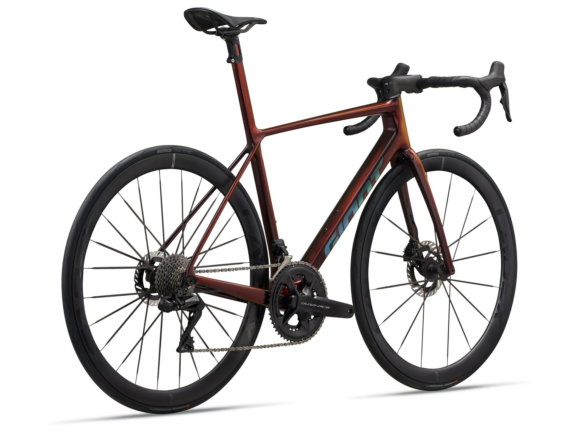 GIANT TCR ADVANCED SL 0 Di2 ROAD BIKE 2025 GLOSS BLACK LAVA/IRIS