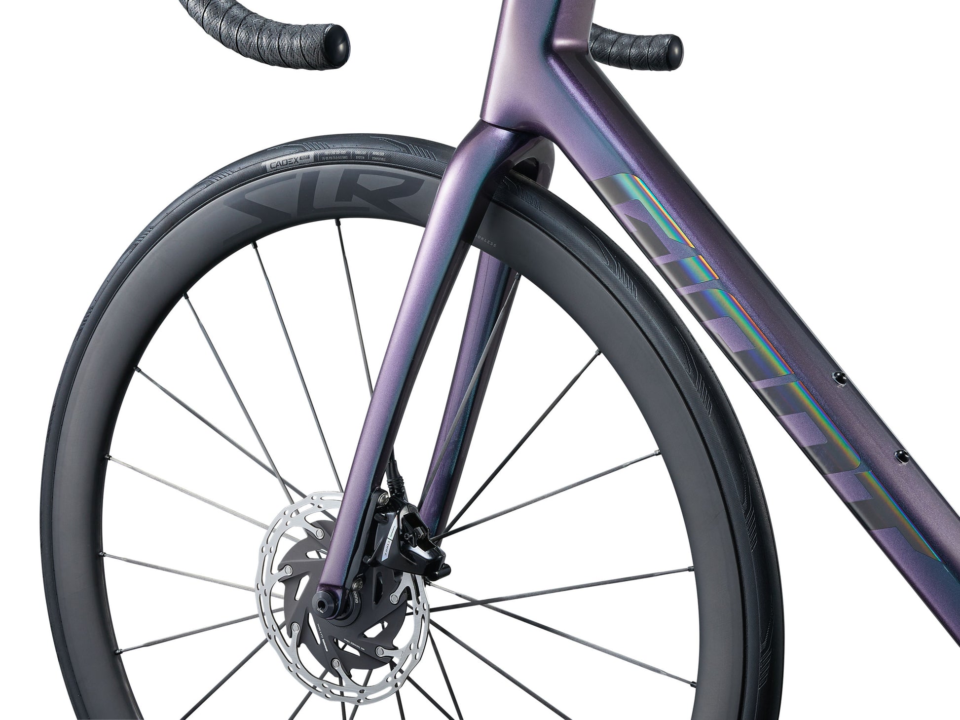GIANT TCR ADVANCED SL 1 AXS ROAD BIKE 2025 GLOSS BLUE DRAGONFLY/LASER FOIL