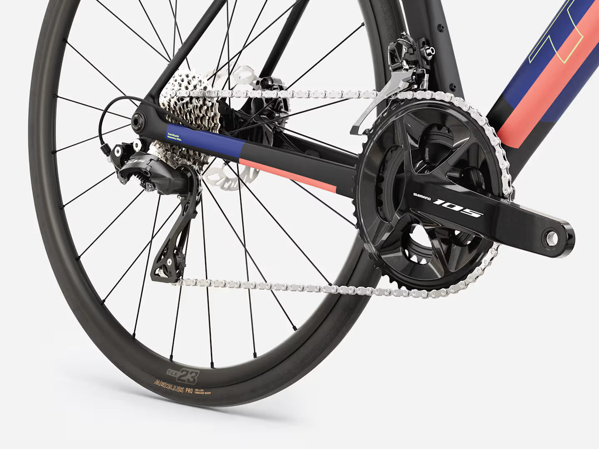 TREK MADONE SL 5 GEN 8 ROAD BIKE 2027 MATT COBALT BLUE/TREK BLACK/LIVING CORAL