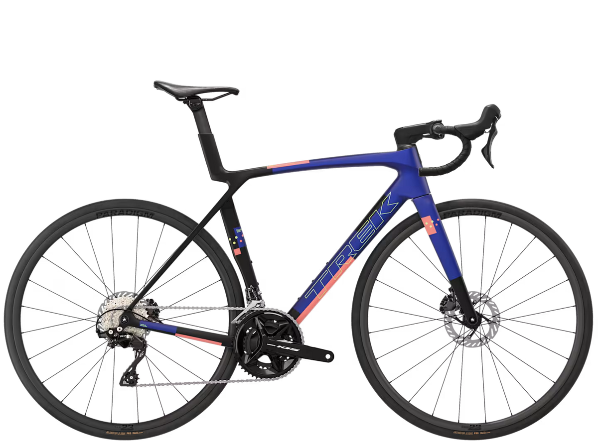 TREK MADONE SL 5 GEN 8 ROAD BIKE 2027 MATT COBALT BLUE/TREK BLACK/LIVING CORAL