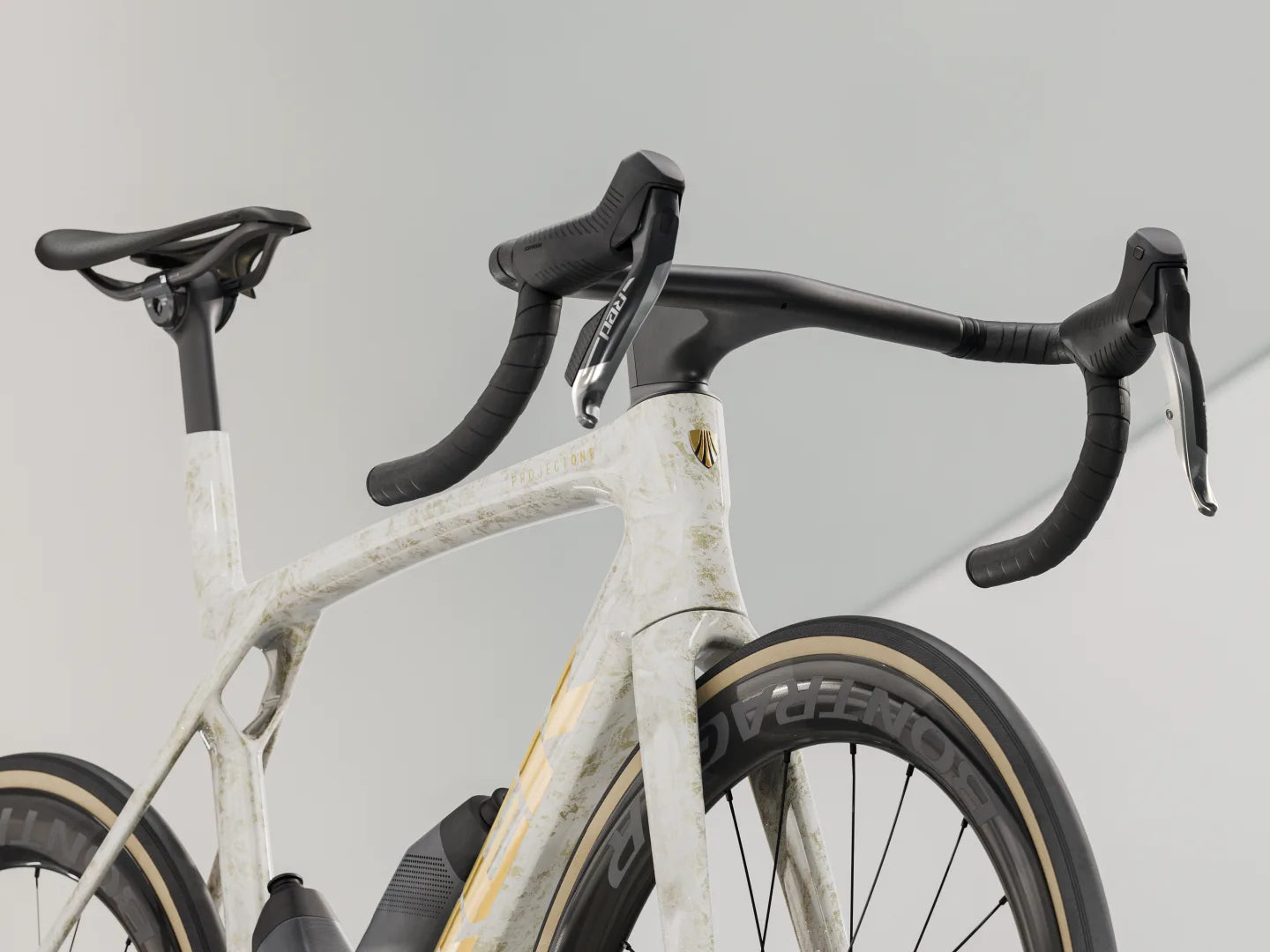 TREK MADONE SLR 9 AXS ROAD BIKE 2025 ERA WHITE/SUPERNOVA MARBLE