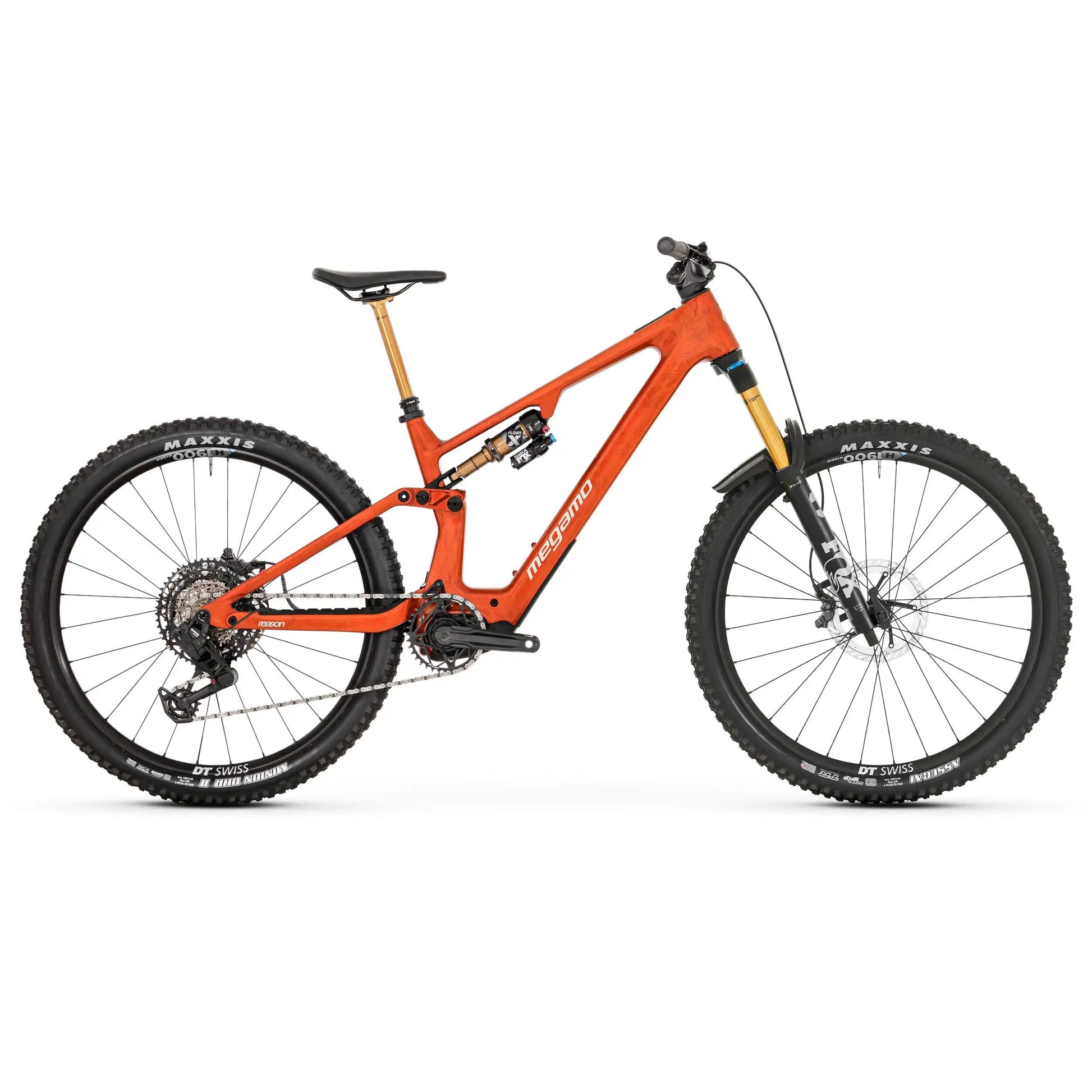 MEGAMO REASON CARBON 03 AXS FS eMTB BIKE 2027 AMBER ORANGE