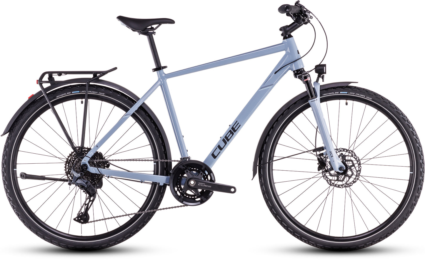 CUBE NATURE EXC ALLROAD HYBRID BIKE 2025 PIGEONBLUE' N 'BLACK