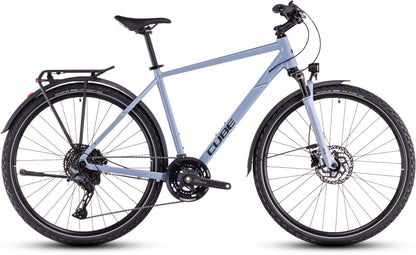 CUBE NATURE EXC ALLROAD HYBRID BIKE 2025 PIGEONBLUE' N 'BLACK