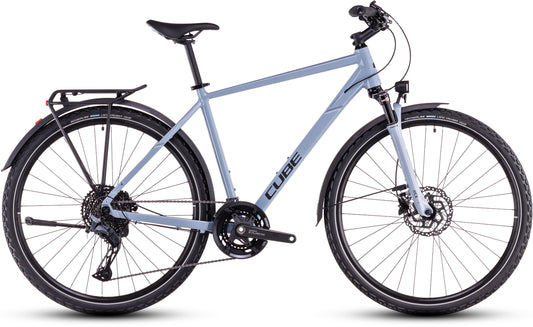 CUBE NATURE EXC ALLROAD HYBRID BIKE 2025 PIGEONBLUE' N 'BLACK