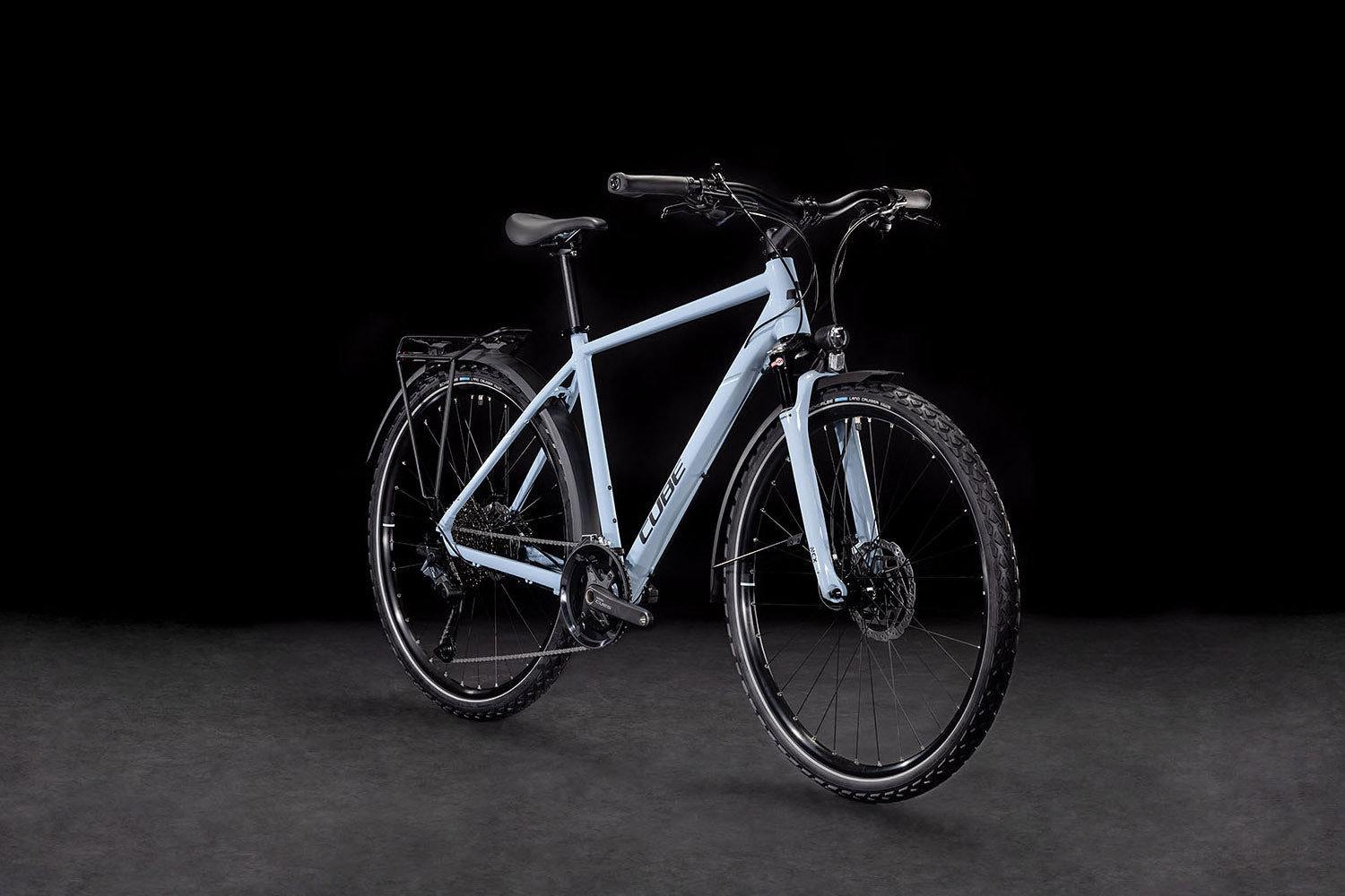 CUBE NATURE EXC ALLROAD HYBRID BIKE 2025 PIGEONBLUE' N 'BLACK