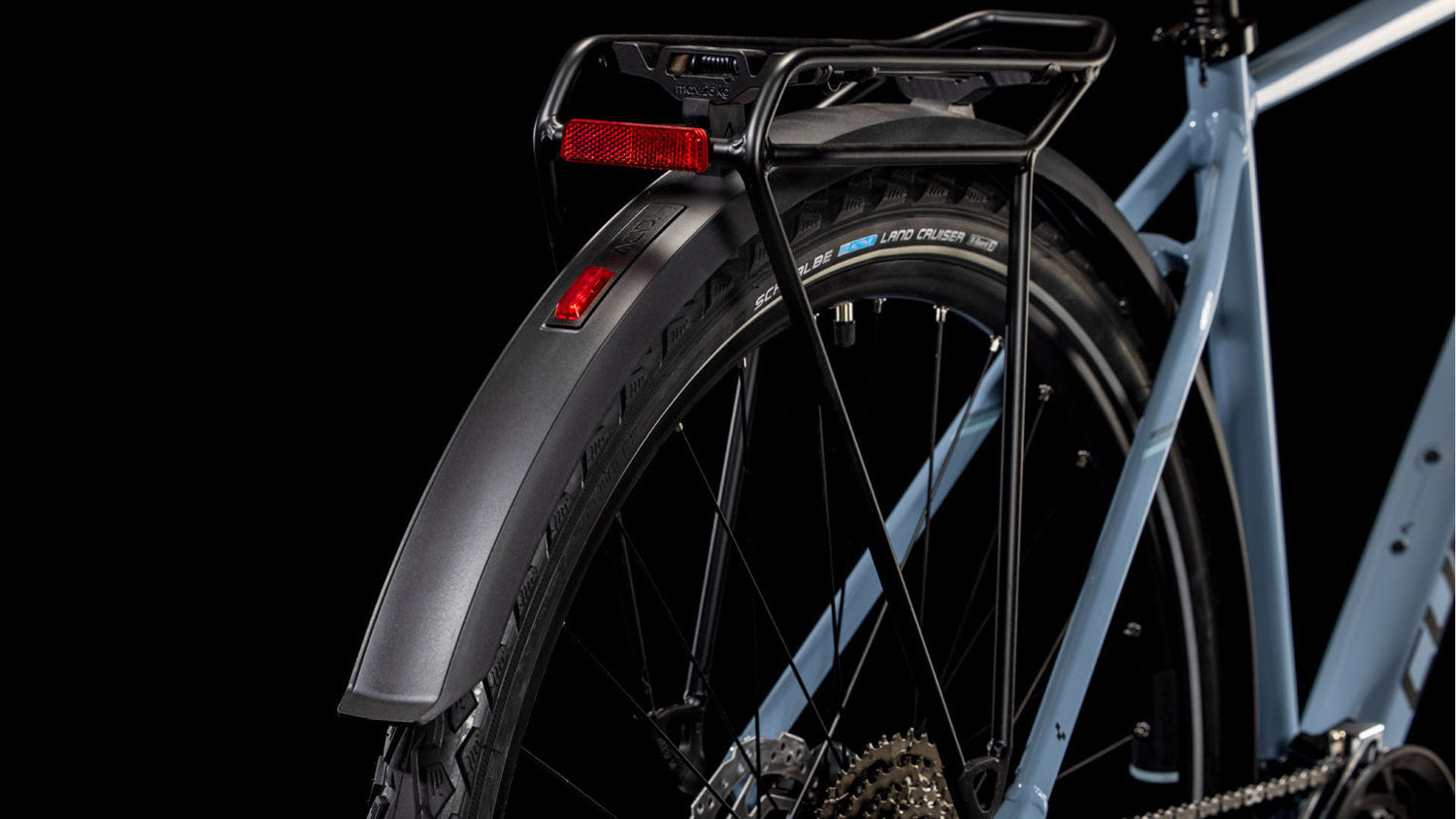 CUBE NATURE EXC ALLROAD HYBRID BIKE 2025 PIGEONBLUE' N 'BLACK