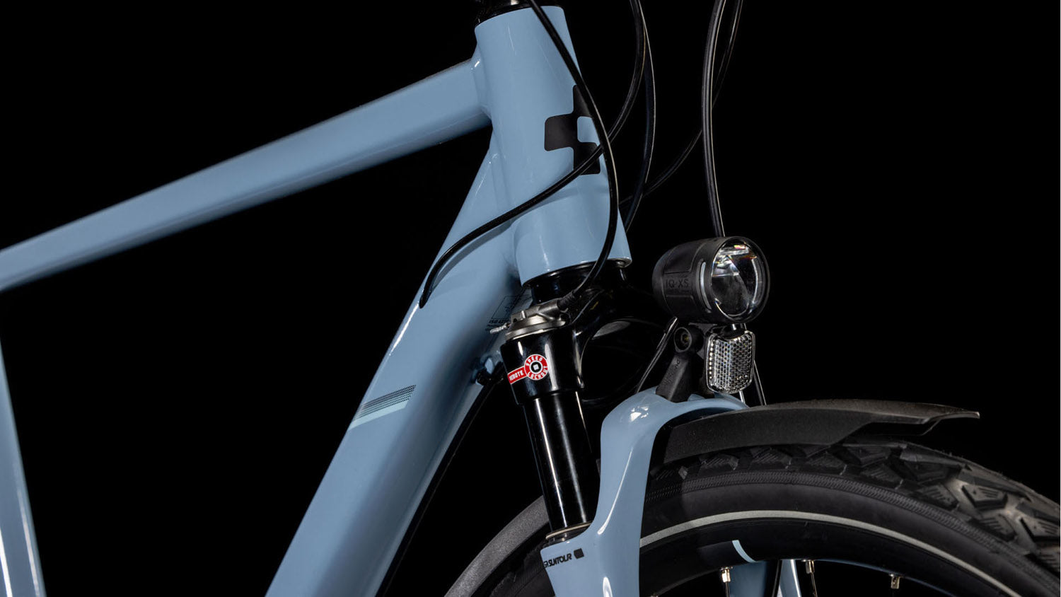 CUBE NATURE EXC ALLROAD HYBRID BIKE 2025 PIGEONBLUE' N 'BLACK