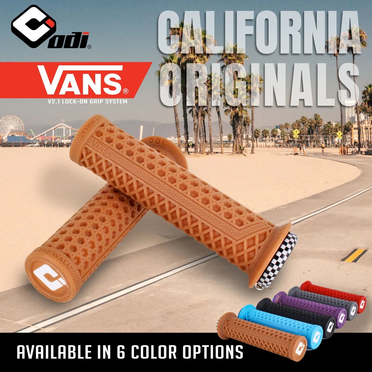 ODI Vans v21 MTB Lock On Grips allterraincycles
