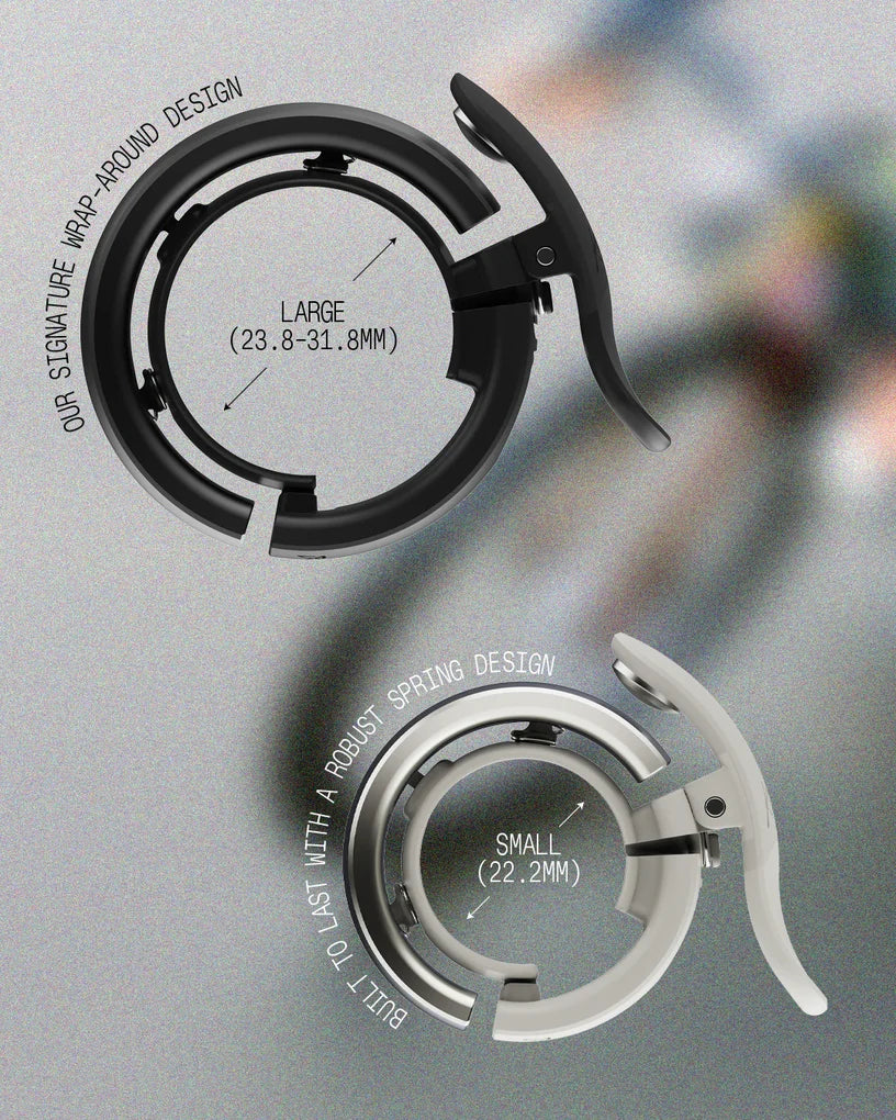 KNOG OI PRIMA BIKE BELL PRIMER GREY
