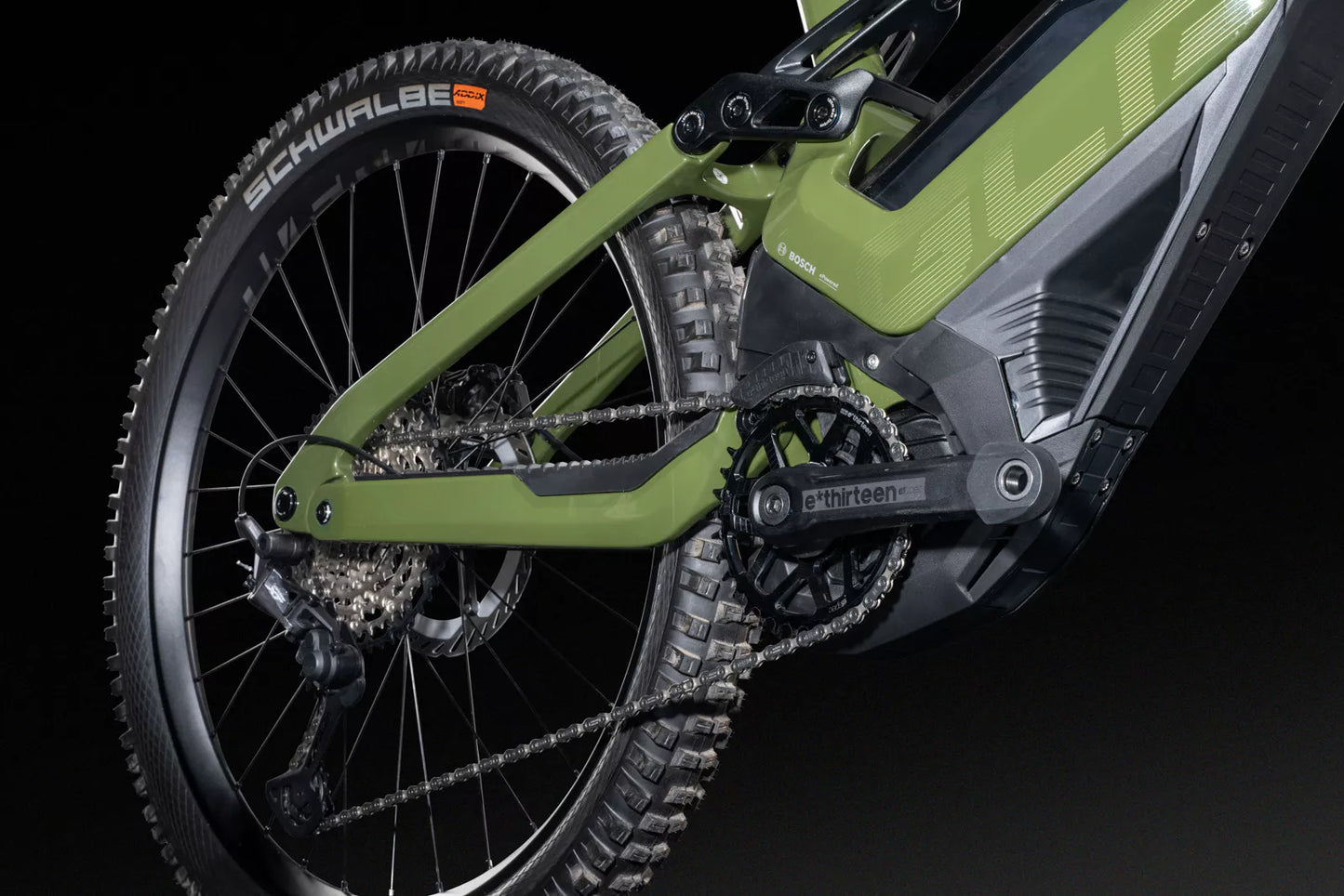 LAPIERRE OVERHOLT GLP III ELITE eMTB BIKE 2025 HARSH GREEN
