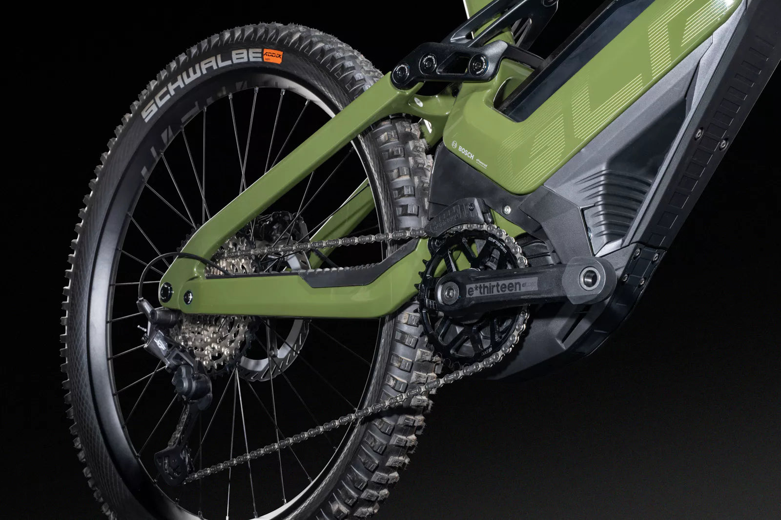 LAPIERRE OVERHOLT GLP III ELITE eMTB BIKE 2025 HARSH GREEN