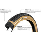 PANARACER GRAVELKING SK TLR GRAVEL TYRE BLACK/BROWN
