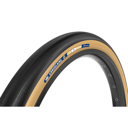 PANARACER GRAVELKING SLICK PLUS TLR GRAVEL TYRE BLACK/BROWN